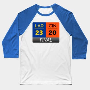 LAR 23 CIN 20 Baseball T-Shirt